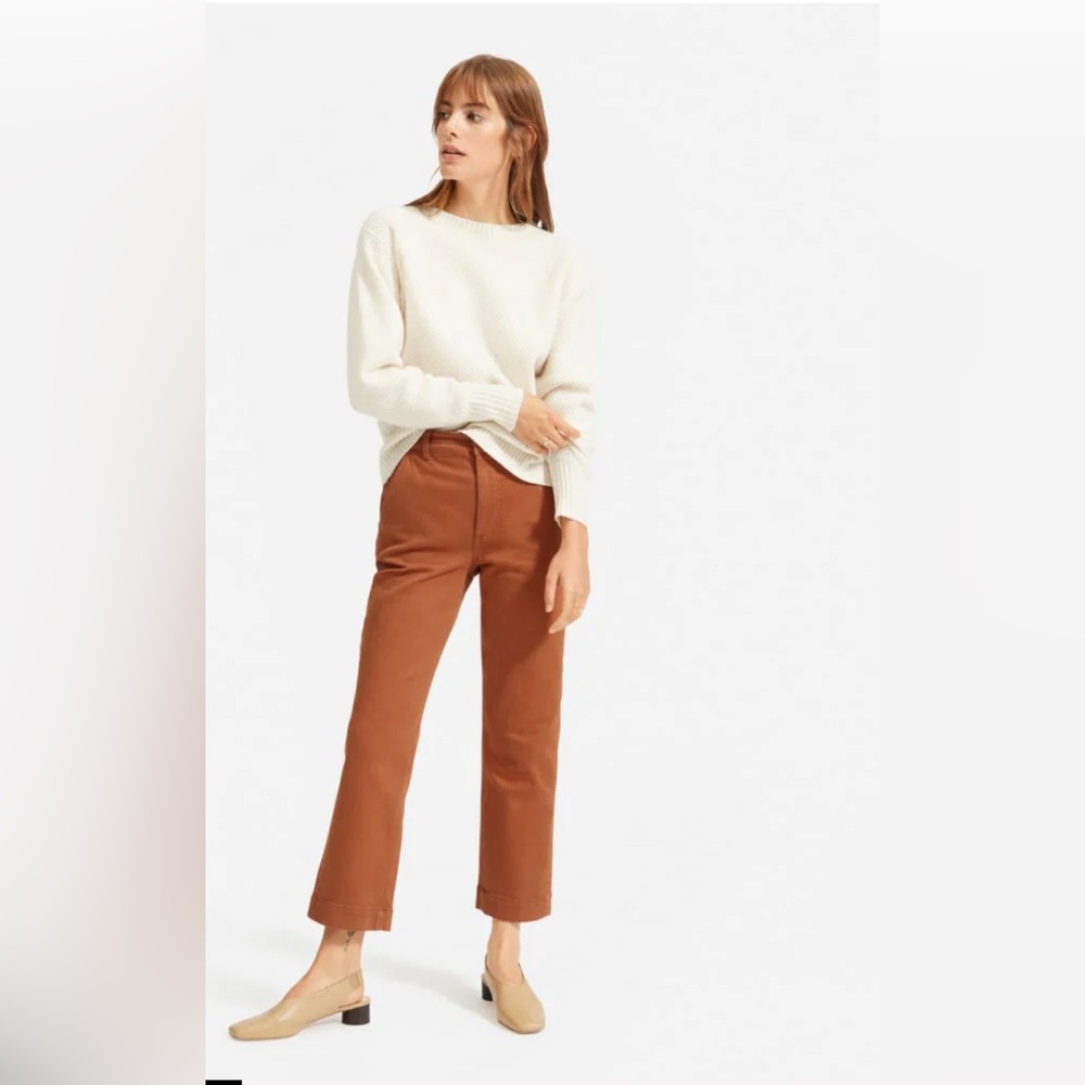 Everlane Women's Rust Cropped Pants